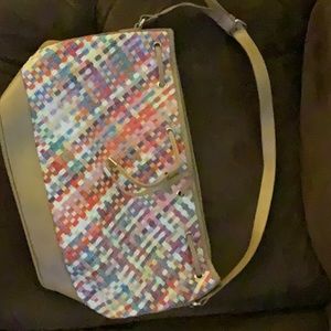 SHIRALEAH MULTICOLORED TOTE